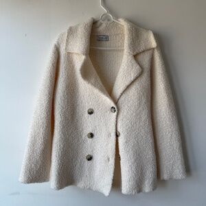 Rachel Zoe Faux-Shearling Sweater Blazer